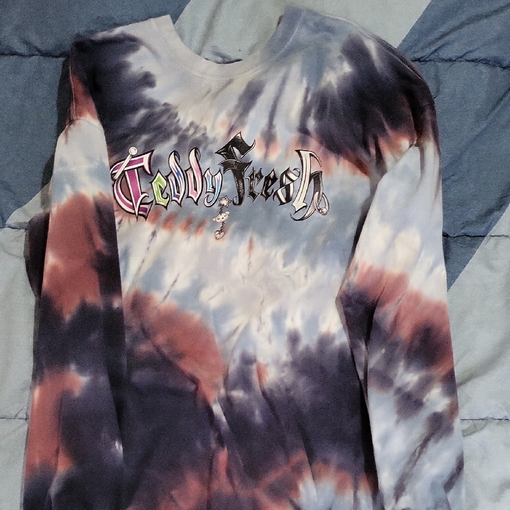 Teddy Fresh Tie-Dye Long Sleeve Shirt